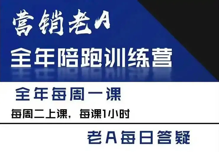 【25年06月14日更新】老A营销训练营『价值2980元』【视频：119节】-一起筹课网