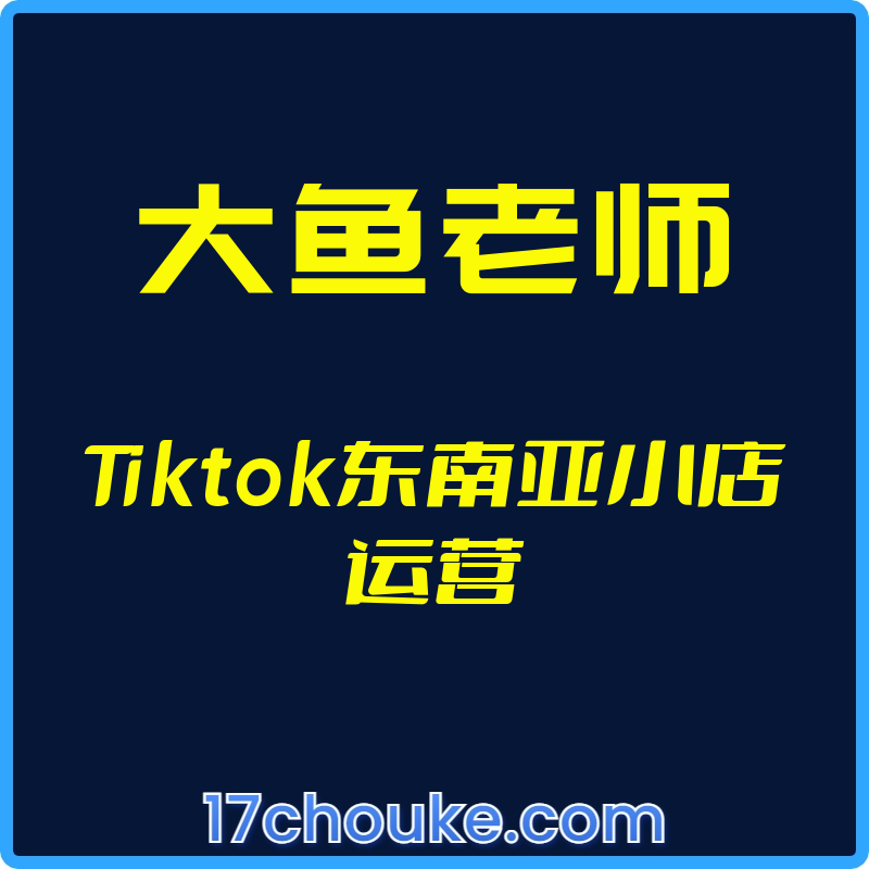 （大鱼老师）Tiktok东南亚小店运营【视频：11节】【文件：1个】-一起筹课网