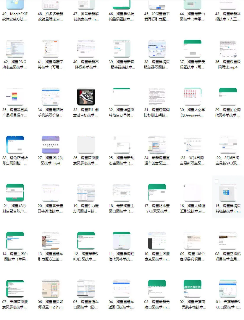 25年07月11日更新-电商技术每天分享最新2025专栏课程【视频:91节】