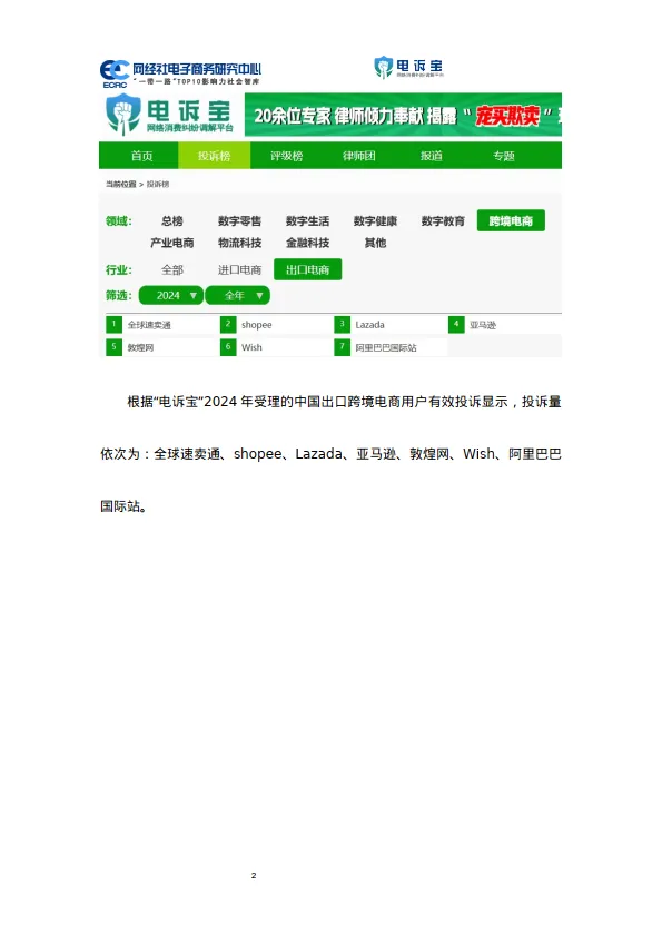 图片[4]-2024年度中国出口跨境电商消费投诉数据与典型案例报告-网经社.pdf-一起筹课网