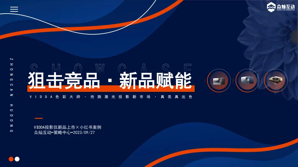 众灿互动 X vidda投影仪小红书引爆.pdf-一起筹课网