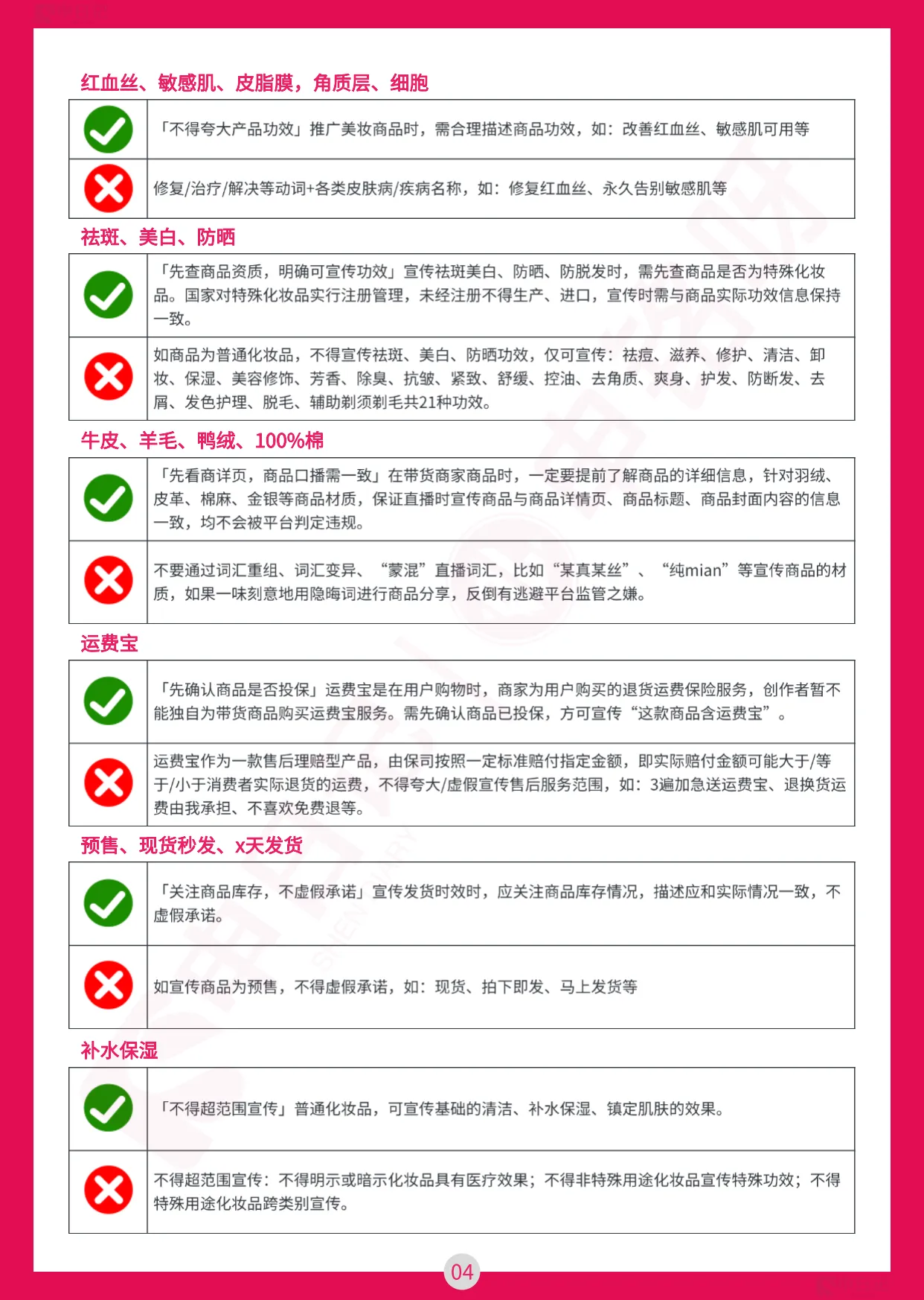 图片[6]-小红书直播笔记违禁词与违规问题手册（最全版）.pdf-一起筹课网