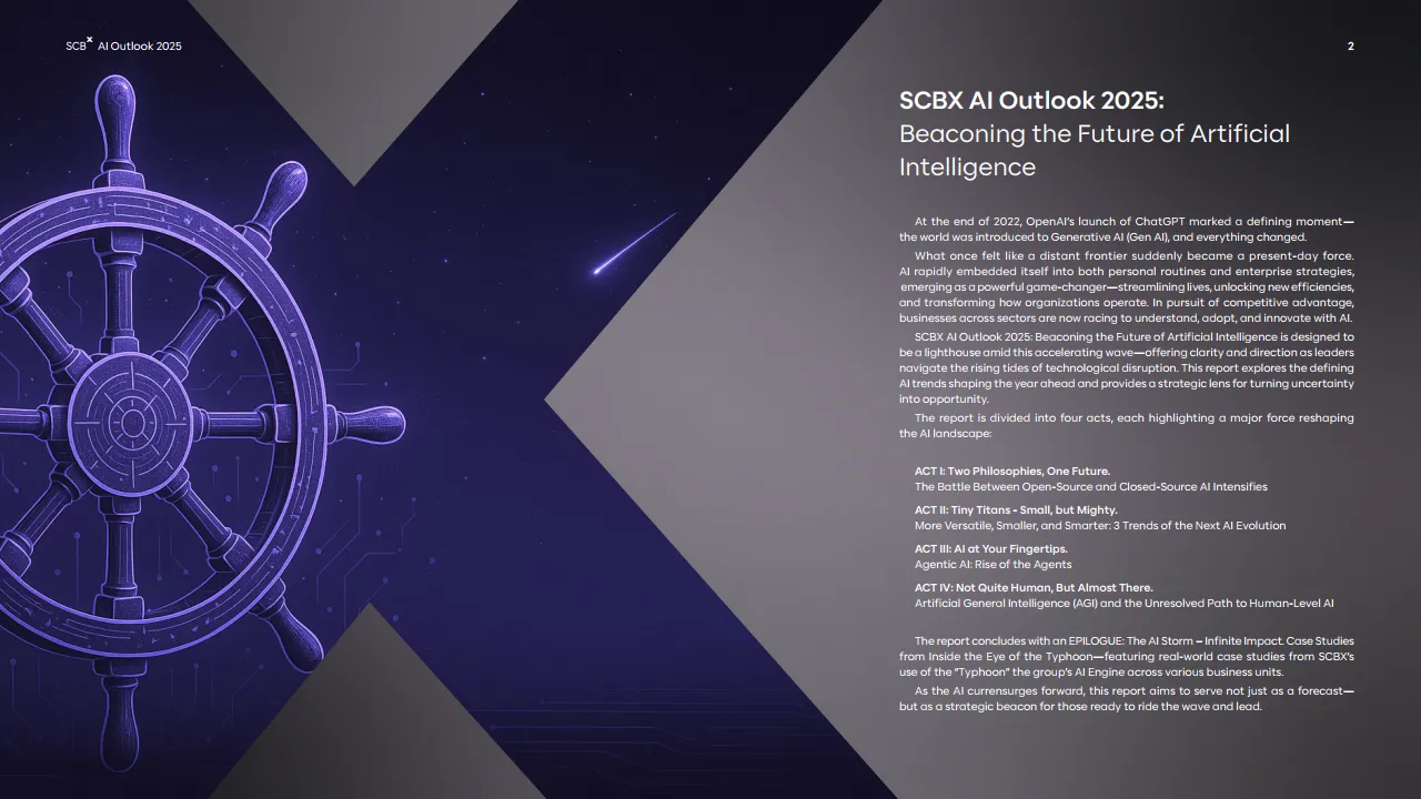 2025年全球人工智能展望报告：引领AI未来（英文版）-SCBX.pdf