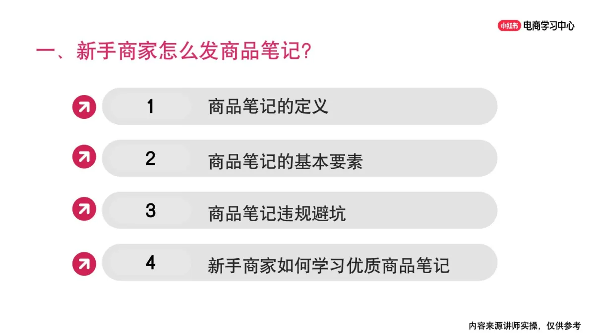 图片[3]-新手商家如何从0-1完成出单-小红书.pdf-一起筹课网