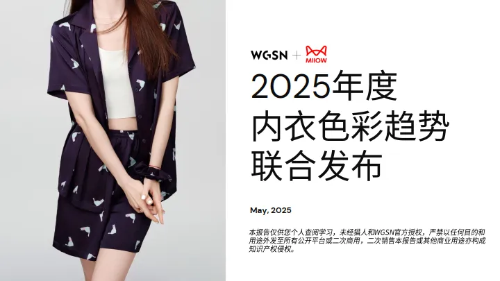 2025年度内衣色彩趋势联合发布报告-WGSN&MIIOW.pdf-一起筹课网