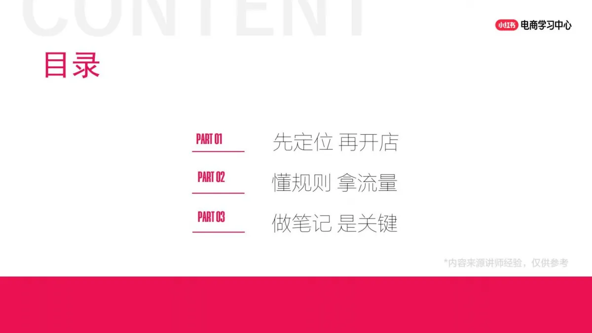 图片[2]-中小商家如何0-1快速起盘小红书店铺.pdf-一起筹课网