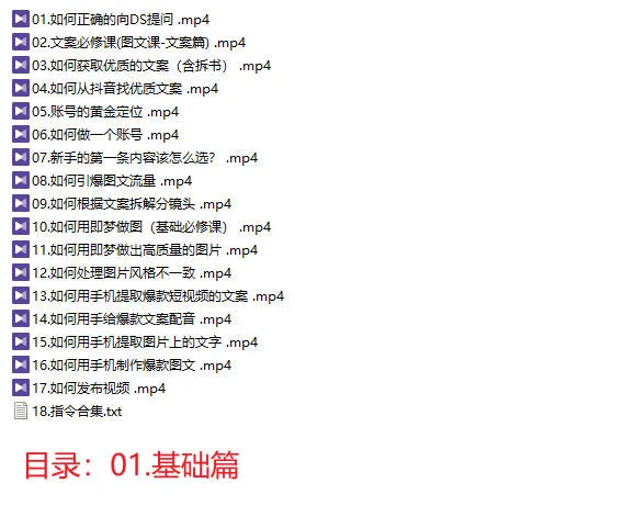 图片[3]-白杨老师·Ai图文短视频实操课【视频：63节】【文件：1个】-一起筹课网