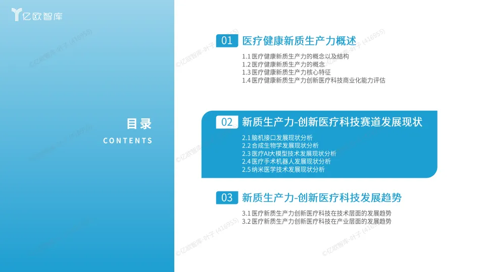 2025 医疗健康新质生产力 “创变引擎” 系列洞察 创新医疗科技篇-亿欧智库.pdf