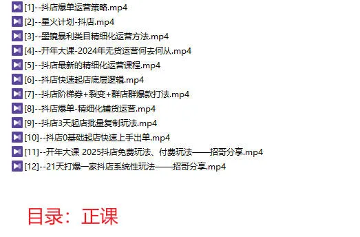图片[3]-无招老六电商2025年6月【视频：31节】-一起筹课网