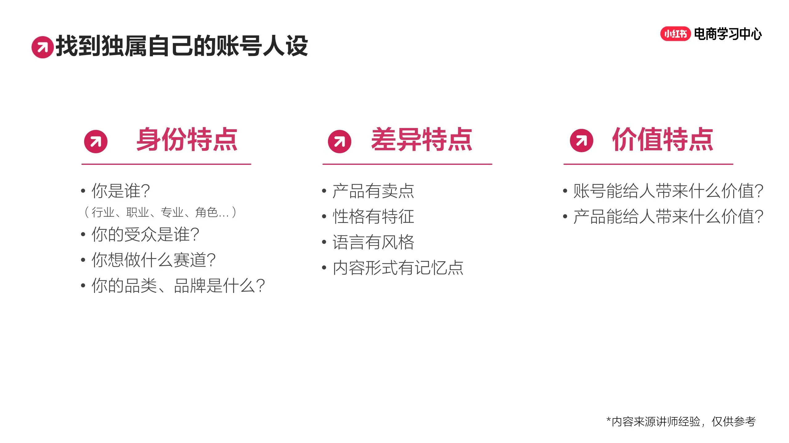 小红书3步精准定位法，让流量主动找你的秘密.pdf