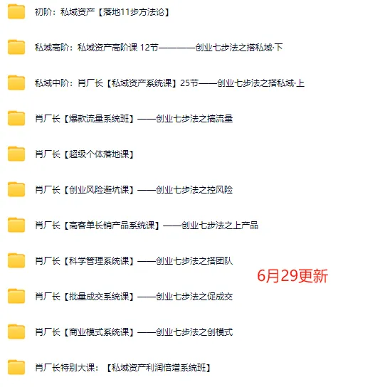 图片[6]-【恒星私董会4.0】私董-肖厂长·一人公司私域联盟2025年6月(价值29800元)-一起筹课网