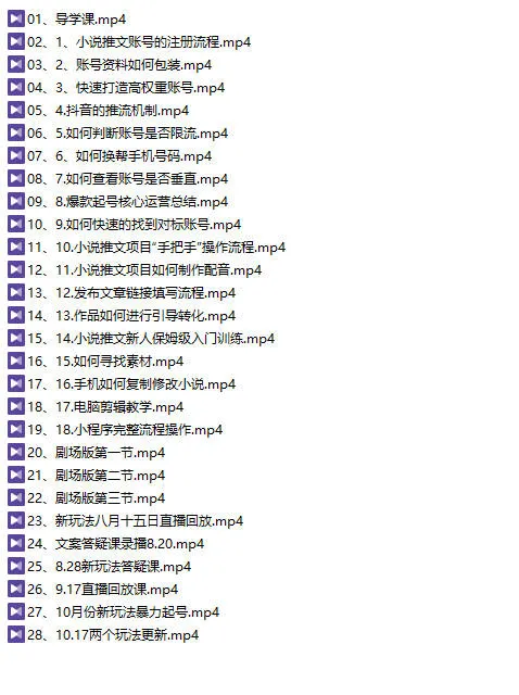 图片[2]-四木掘金-小说推文【视频：28节】-一起筹课网