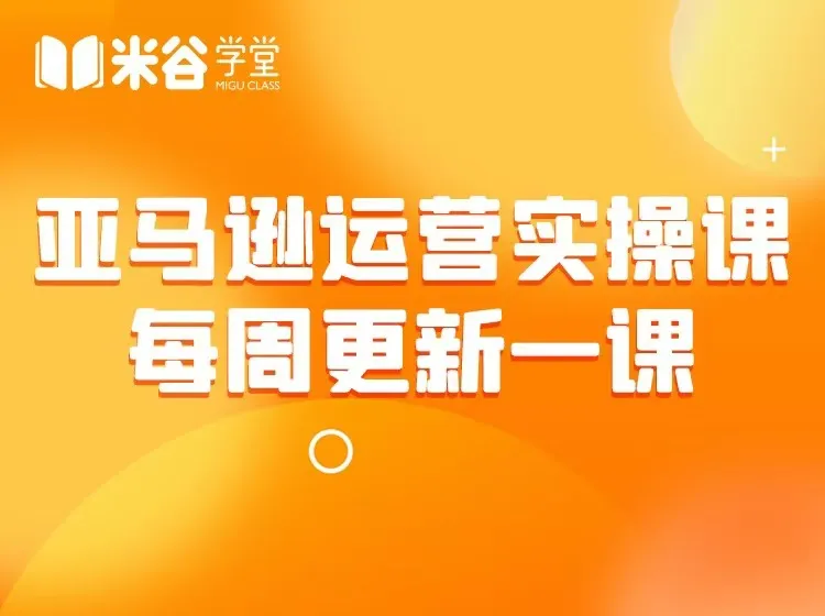 米谷学堂-亚马逊运营实操课2025年6月(价值2980元)【视频：143节】-一起筹课网