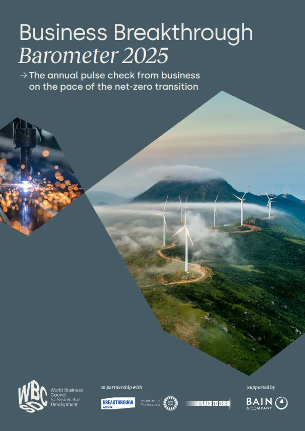 2025年商业突破晴雨表报告：企业净零转型发展年度动向调查（英文版）-WBCSD.pdf-一起筹课网