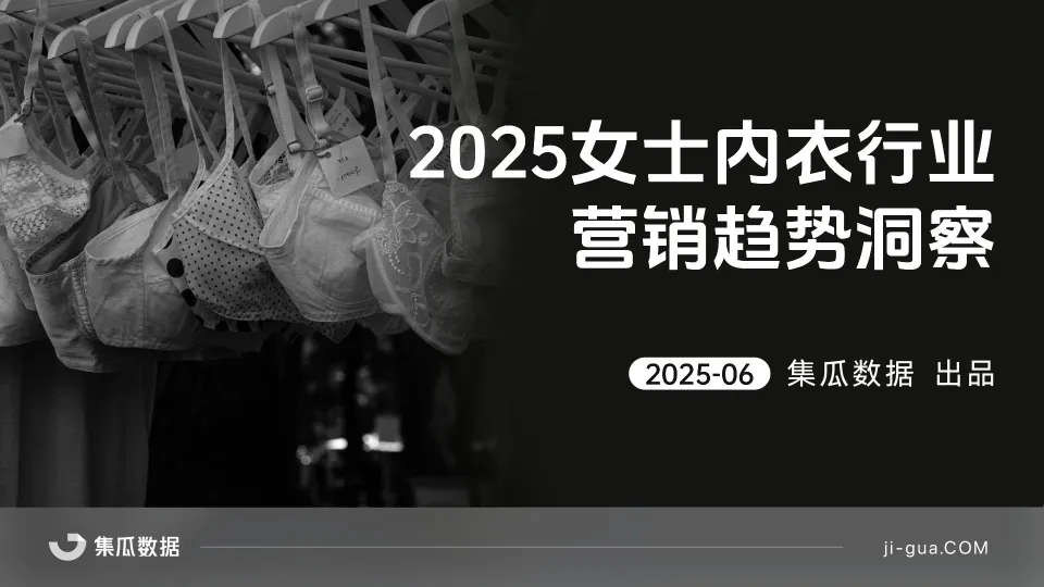 2025年女士内衣行业营销趋势洞察报告-集瓜数据.pdf-一起筹课网