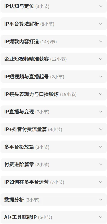 天诺老吴-2025百万人设IP课【视频:106节】