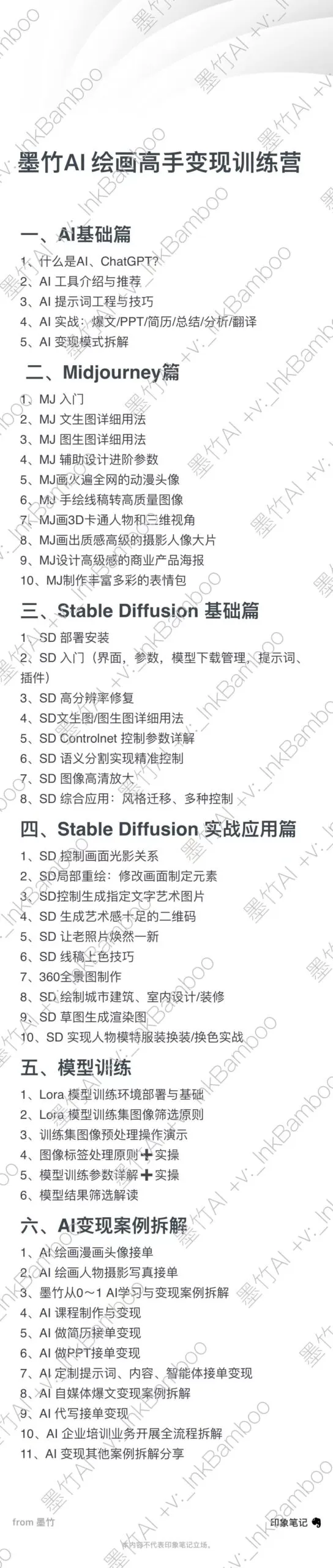 图片[2]-墨竹AI绘画高手训练营-第1期【视频：31节】-一起筹课网