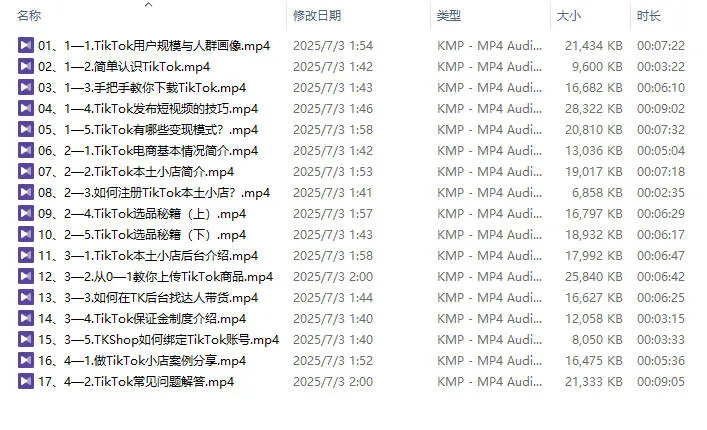 图片[2]-从0-1教你做TikTok小店实战课【视频：17节】-一起筹课网