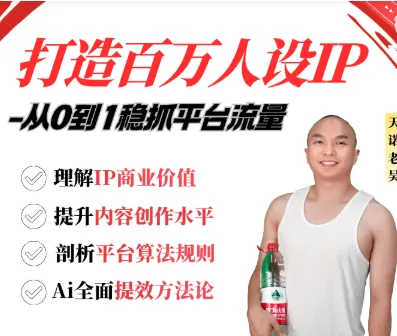 天诺老吴-2025百万人设IP课【视频:106节】