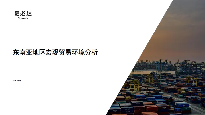 2025东南亚地区宏观贸易环境分析-思必达.pdf-一起筹课网