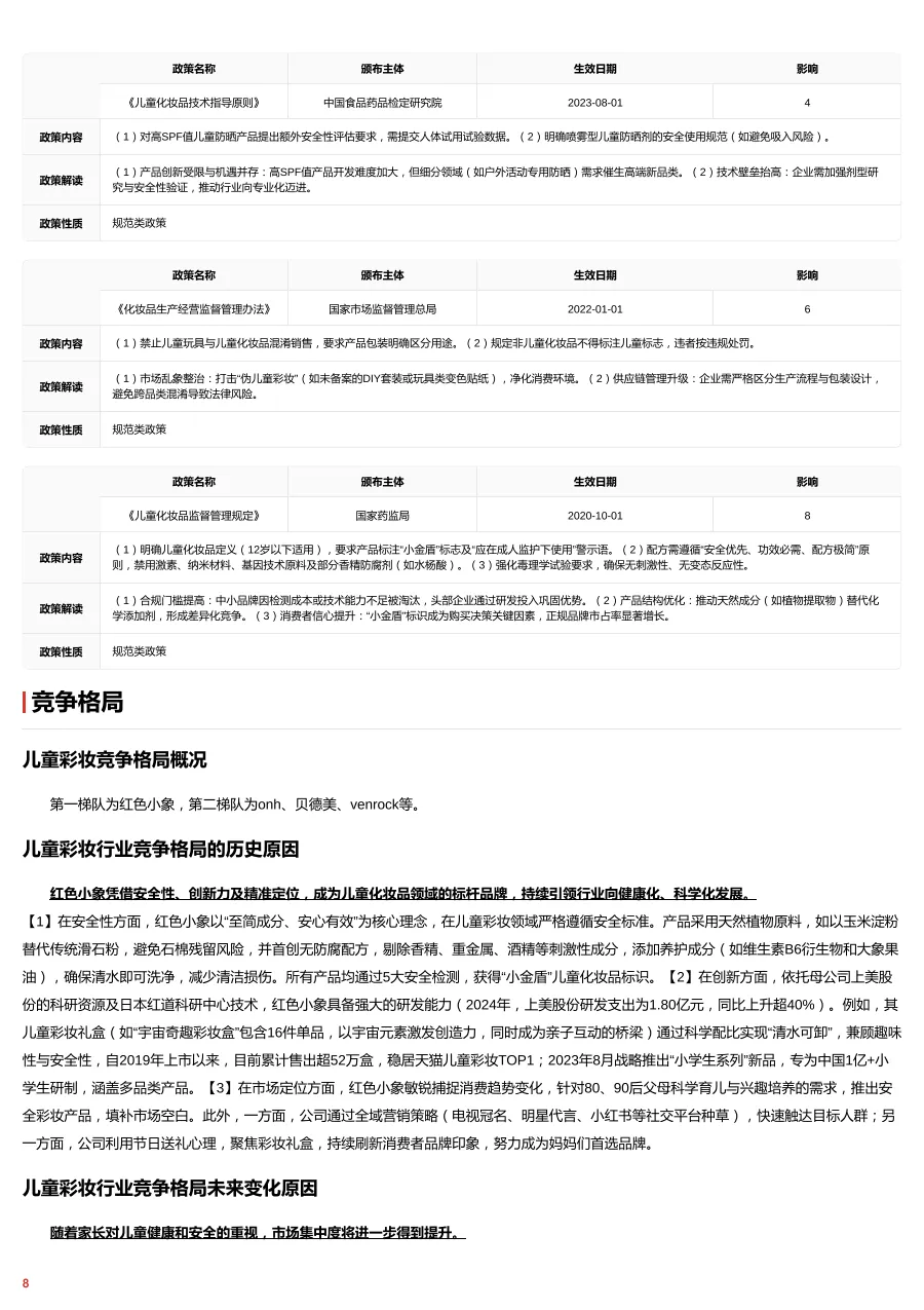 儿童彩妆：童趣消费崛起，儿童彩妆迈入品牌与监管新周期 头豹词条报告系列_8.png