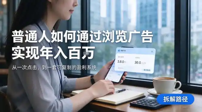 2026最新技术，24小时全自动浏览广告，全网独家项目，单台设备日入200+新手小白可快速上手，支持实地学习实地考察【揭秘】-一起筹课网
