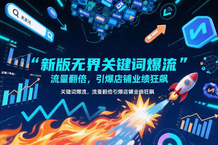 新版无界关键词爆流,流量翻倍,引爆店铺业绩狂飙-一起筹课网