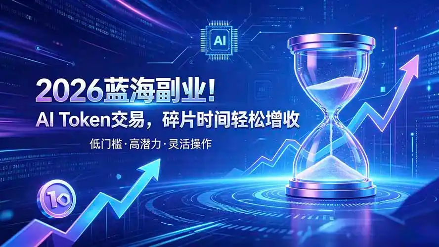 AI Token算力赛道！普通人可入局的数字副业-一起筹课网