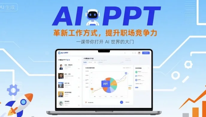 AI+PPT:革新工作方式,提升职场竞争力,一课带你打开 AI 世界的大门