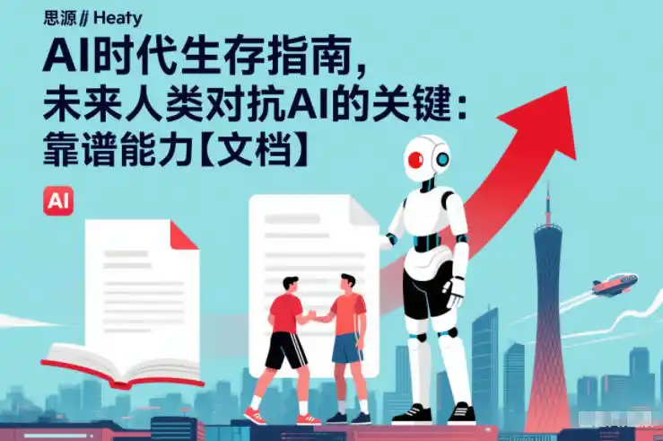 AI时代生存指南,未来人类对抗AI的关键:靠谱能力【文档】-一起筹课网
