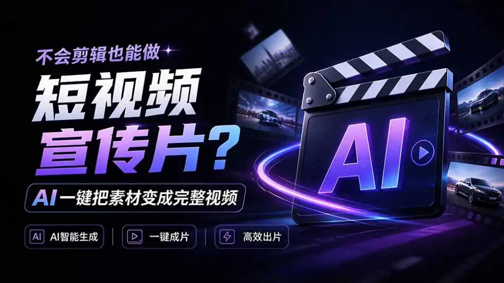 我跪下来了！不会剪辑也能做短视频宣传片？ AI 一键把素材变成完整视频，真是神奇，OpenFilm 超省事-一起筹课网
