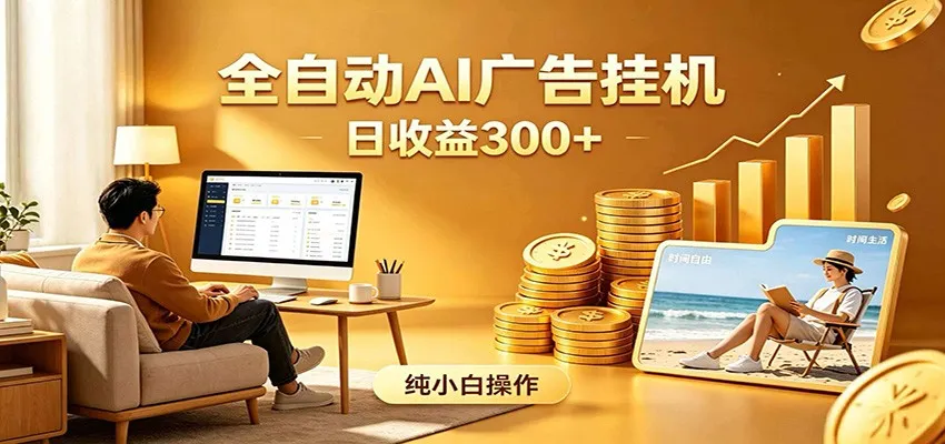 AI风口项目,全程解放双手,后台自动运行赚取收益,每天稳定收益300+-一起筹课网