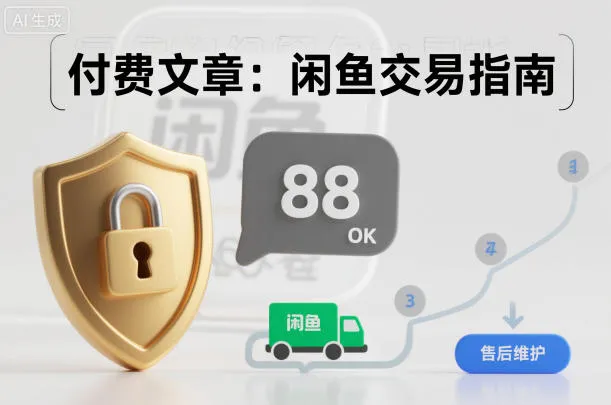 付费文章：闲鱼交易指南，怎么才能降低被坑被马扁的概率-一起筹课网