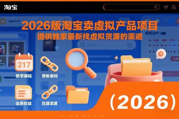 2026版淘宝卖虚拟产品项目，提供独家最新找虚拟货源的渠道-一起筹课网