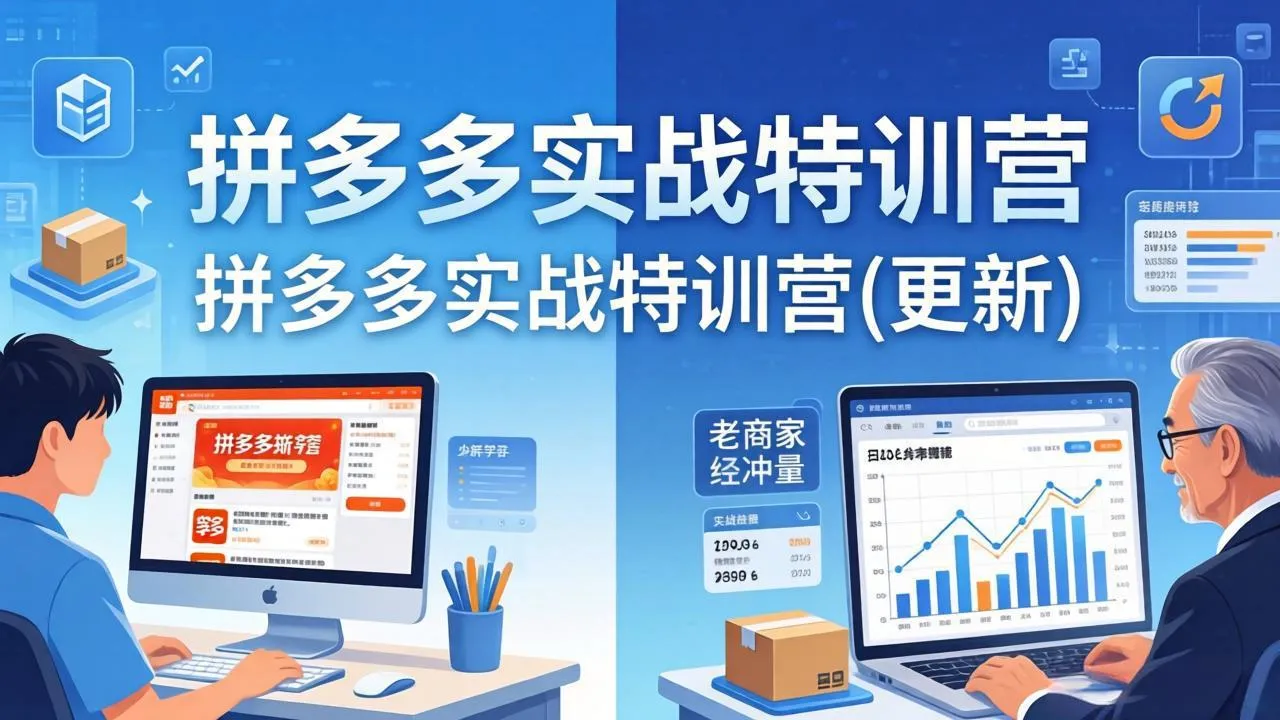 拼多多实战特训营(更新4月18-一起筹课网