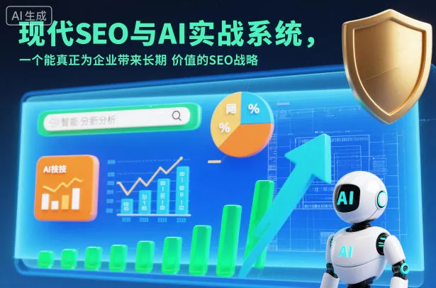 现代SEO与AI实战系统，一个能真正为企业带来长期价值的SEO战略(英语+中文字幕)-一起筹课网