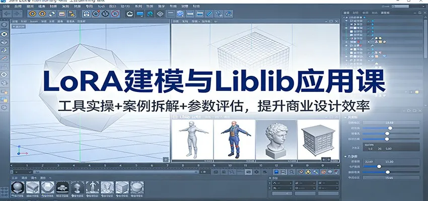LoRA建模与Liblib应用课:工具实操+案例拆解+参数评估,提升商业设计效率-一起筹课网