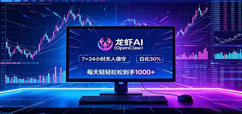 龙虾AI(OpenClaw)全自动挂机，智能操控电脑高效执行任务，每天轻松到手四位数-一起筹课网