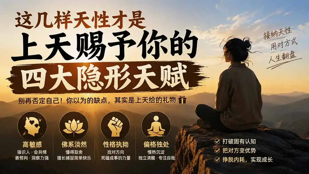 付费文章：这几样天性才是上天赐予你的四大隐形天赋-一起筹课网
