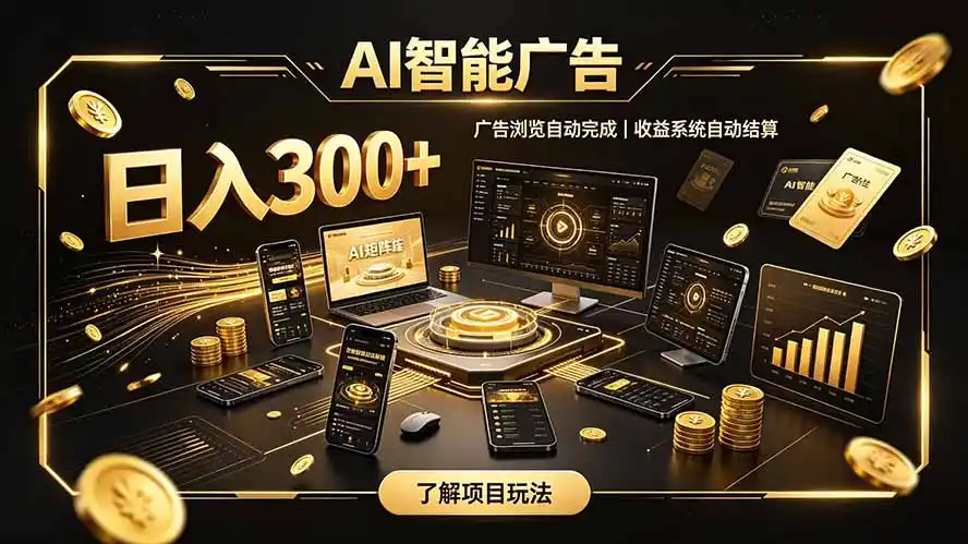 自研 AI 系统｜轻资产起步｜长期稳定收益｜宝妈 上班族轻轻松松日入300+-一起筹课网