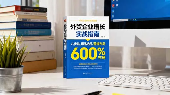 外贸企业增长实战指南,八步法、爆品选品、营销布局,业绩增长300%-一起筹课网