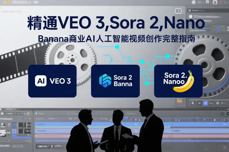 精通VEO 3，Sora 2，Nano Banana商业AI人工智能视频创作完整指南-一起筹课网