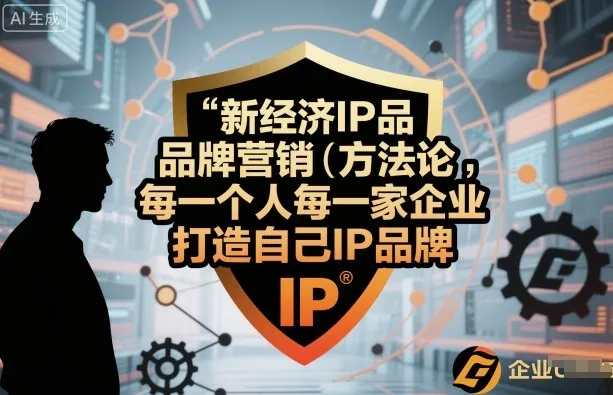 新经济IP品牌营销方法论,每一个人每一家企业都应该打造自己IP品牌
