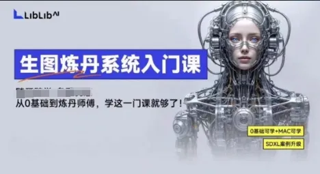 LibLibAI哩布哩布生图炼丹系统入门课,从生图到炼丹,只学这一门就够了