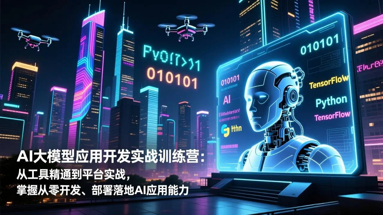 AI大模型应用开发实战训练营:从工具精通到平台实战,掌握从零开发、部署落地AI应用能力-一起筹课网