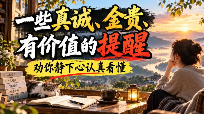 付费文章：一些真诚、金贵、有价值的提醒，劝你静下心认真看懂-一起筹课网