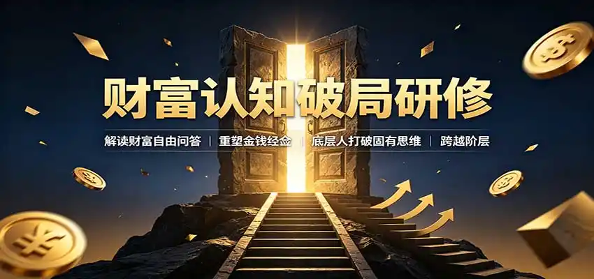 财富认知破局研修:解读”孙割”,重塑金钱观念,底层人打破固有思维跨越阶层-一起筹课网