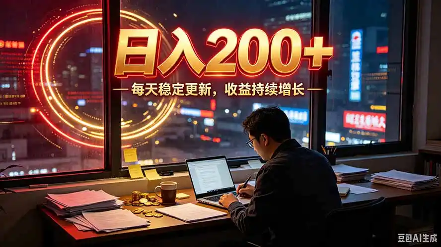 番茄达人变现新玩法，全自动运行 每日300+-一起筹课网