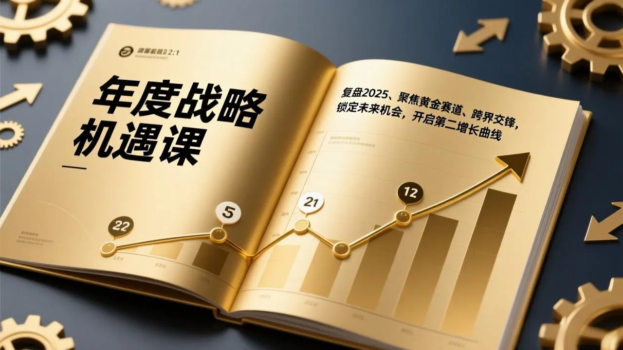 年度战略机遇课，复盘2025、聚焦黄金赛道、跨界交锋，锁定未来机会，开启第二增长曲线-一起筹课网
