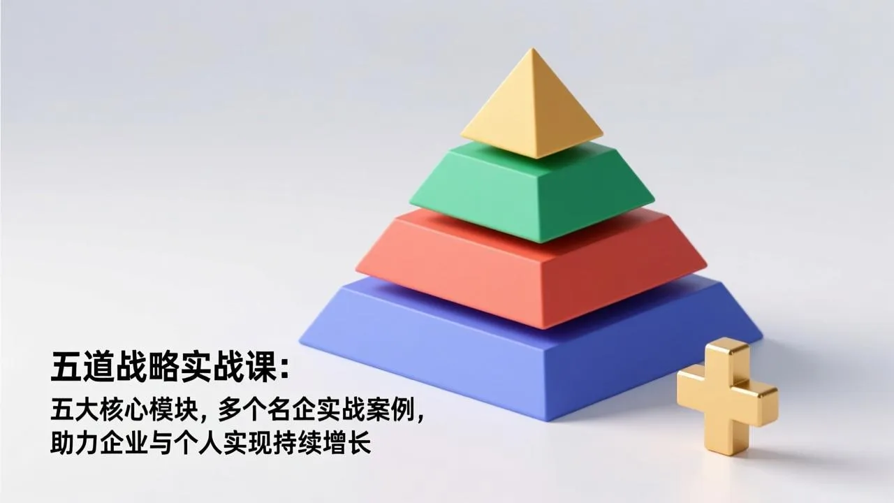 五道战略实战课:五大核心模块,多个名企实战案例,助力企业与个人实现持续增长-一起筹课网